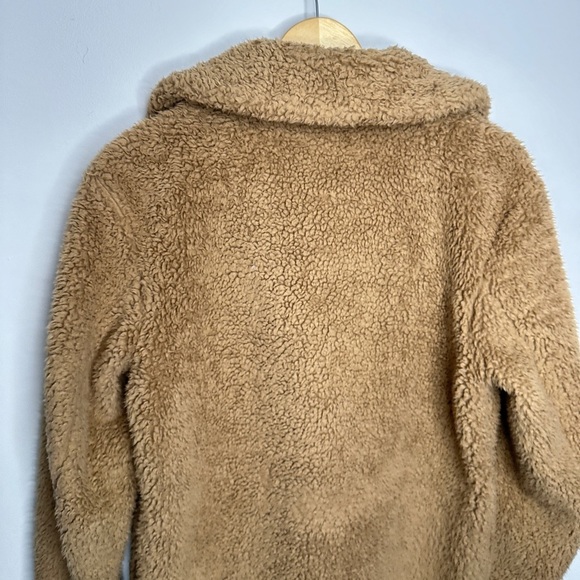 Uniqlo Pile Lined Fleece Tailored Coat Small - Picture 4 of 13